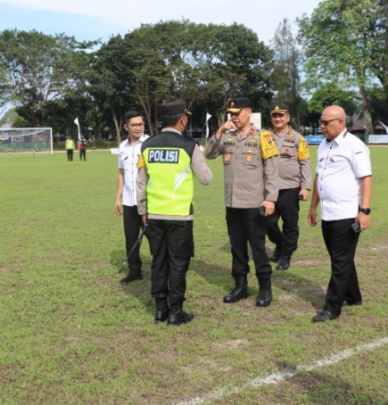 Kunker Ke Batubara, Wakapolda Sumut Ingatkan Seluruh Personil Tetap Waspada Pengamanan Gereja