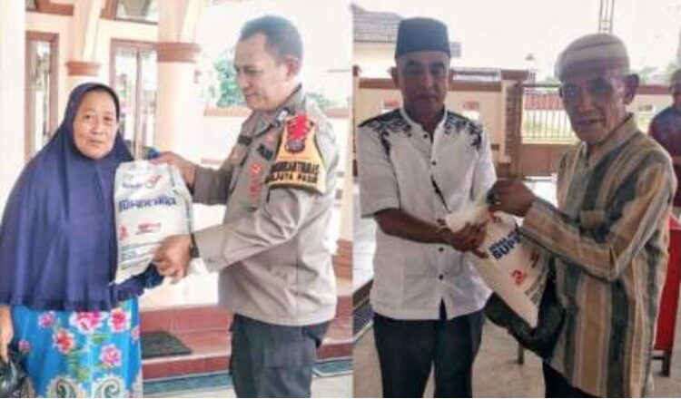  PHBI Masjid Ar Ridha Paya Pasir Marelan Salurkan 80 Paket Sembako