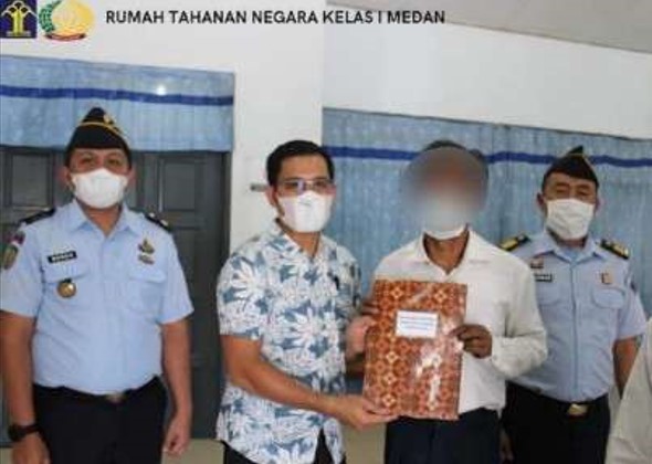  155 Warga Binaan Rutan Kelas 1 Medan Dapat Remisi Natal, 4 Diantaranya Bebas