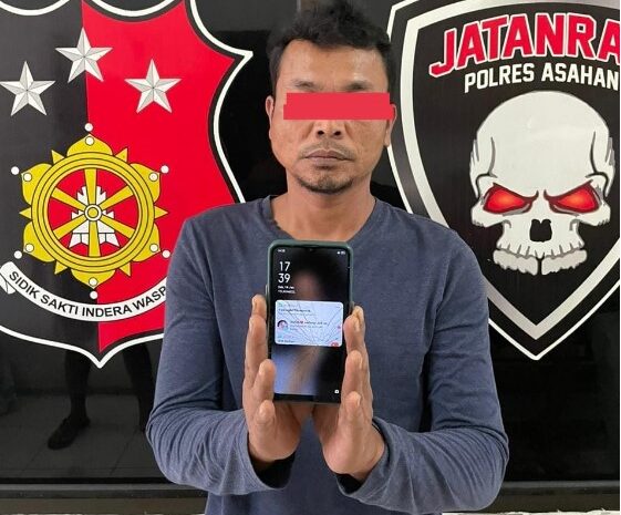 Pencuri Hp OPPO A12 Dijebloskan ke Penjara Polres Asahan