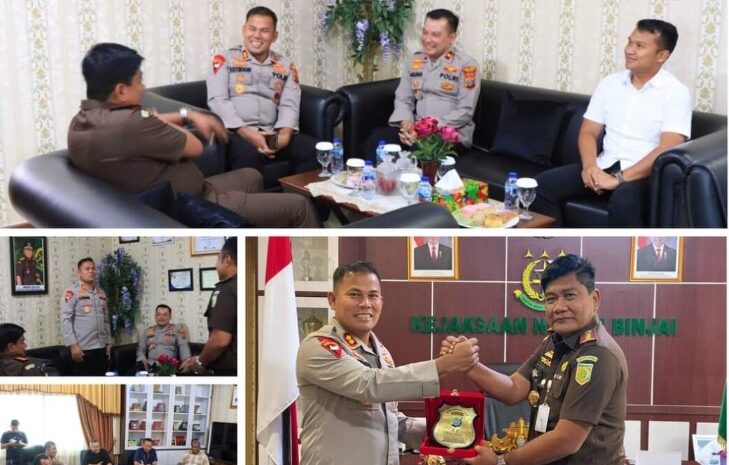  Tingkatkan Sinergitas, Kapolres Binjai Kunjungi Kejari Binjai