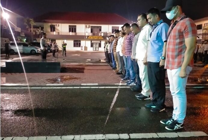  Polrestabes Medan Gelar Sispamkota, Cegah Kejahatan Jalanan dan Geng Motor Saat Akhir Pekan