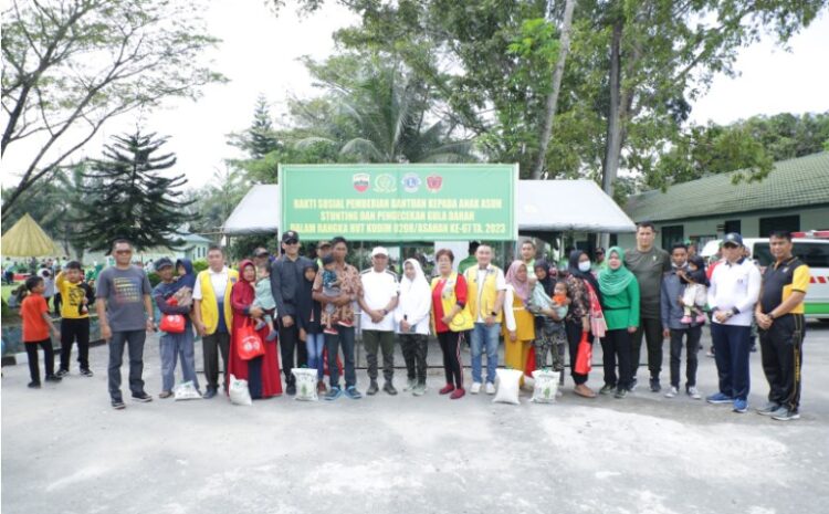  Bupati Asahan Ikut Meriahkan Dirgahayu Makodim 0208/AS