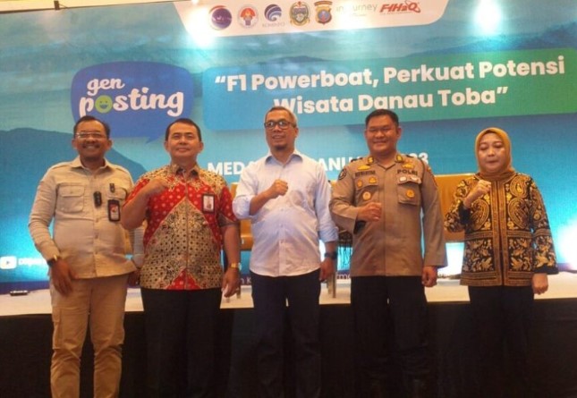  Polda Sumut ikuti Kegiatan Diskusi F1 Power Boat bersama Kemenkominfo