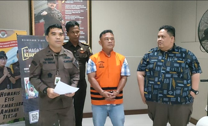 Dirut PT Pollung Karya Abadi Ditahan Pidsus Kejati Sumut