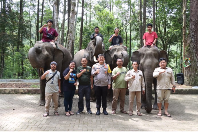  Jelang Puncak Libur Tahun Baru, Kapolres Simalungun Pantau Taman Wisata Aek Nauli Elephant Conservtion Camp