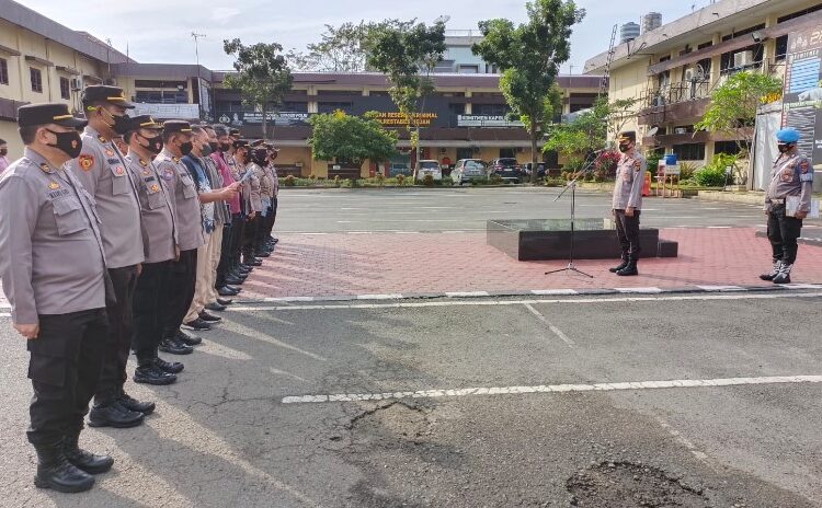  Pimpin Apel Pagi, Kasubbag Faskon Bag Log Polrestabes Medan Minta Personel Jaga Inventaris