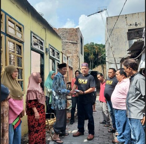 Marga Lubis Sedunia Bantu Korban Kebakaran di Medan Tembung