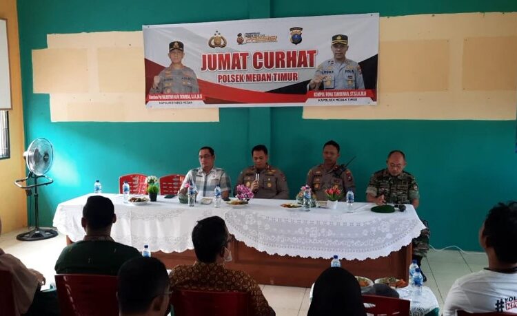 Wakapolrestabes Medan Dengarkan Curhatan Warga Medan Timur