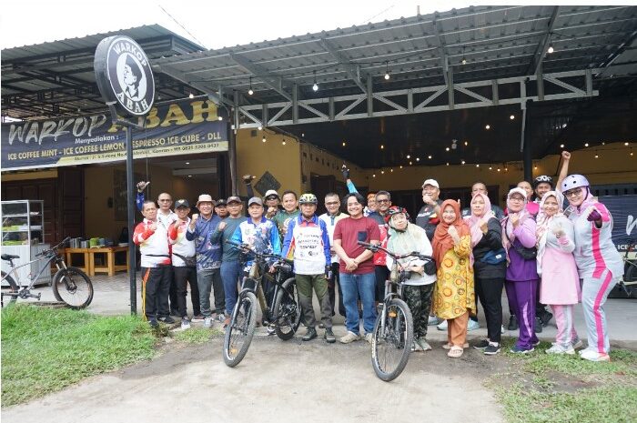  Jaga Kesehatan dan Silaturahmi, Bupati Asahan Gowes Bersama OPD