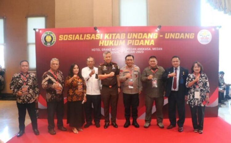  Kapolda Sumut Sosialisasikan UU No. 1 Tahun 2023 Tentang KUHP Bersama Mahupiki dan FH–USU