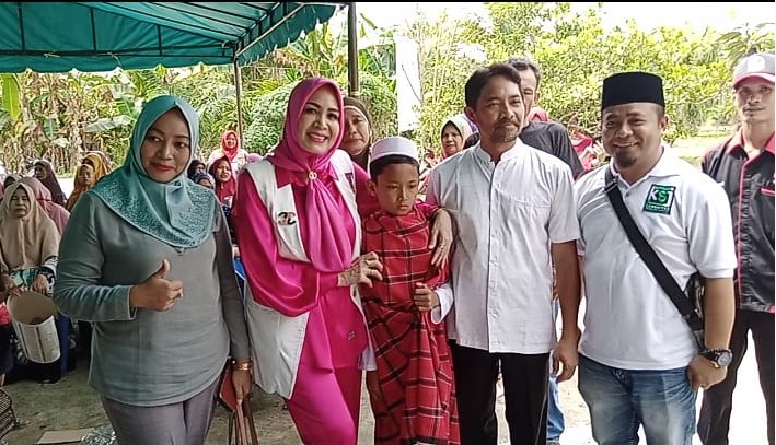  Tebar Kebaikan Dengan Bersedekah, Kartini KSJ Santuni Anak Yatim dan Kaum Dhuafa Desa Kuala Tanjung