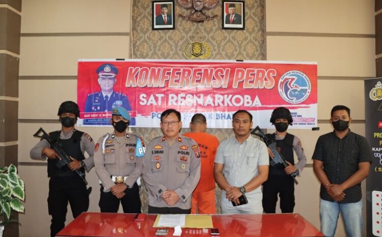 Wakapolres Pakpak Bharat Apresiasi Kinerja Kasat Narkoba