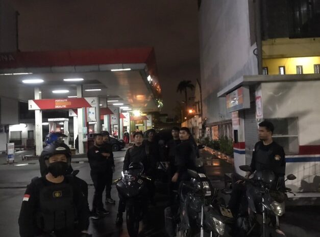  Tim Tawon Anti Begal Polrestabes Medan Patroli di Lokasi Rawan