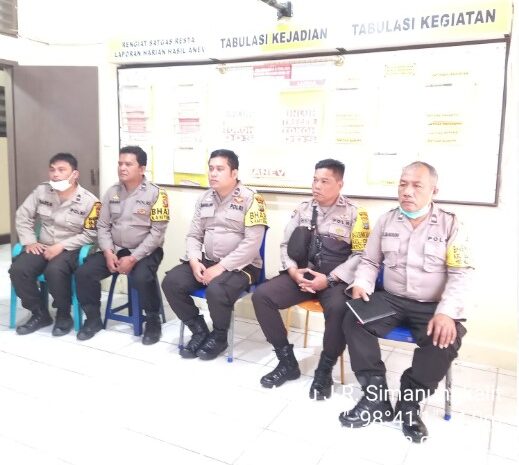  Bhabinkamtibmas Polrestabes Medan Zoom Meeting Korbinmas Baharkam Polri