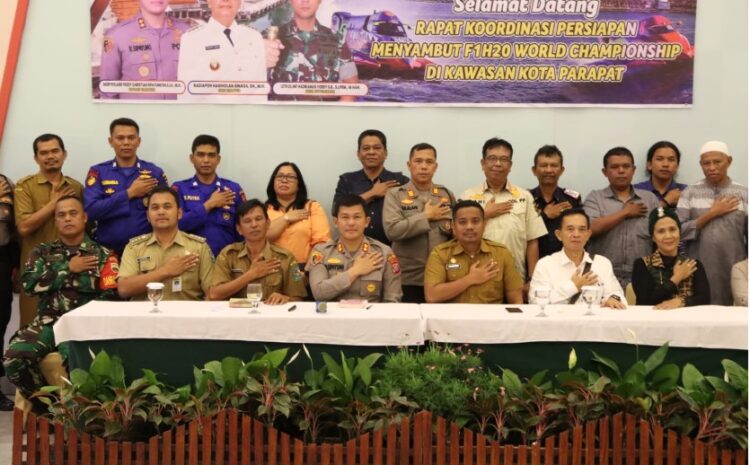  Jelang Event Internasional Kejuaran Dunia Perahu Motor, Kapolres Simalungun Pimpin Rakor Persiapan Sambut F1H20 di Danau Toba