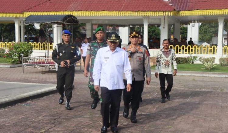 Polresta Deli Serdang Bersama TNI dan Pemkab Gelar Apel Pasukan Penanganan Premanisme dan Geng Motor