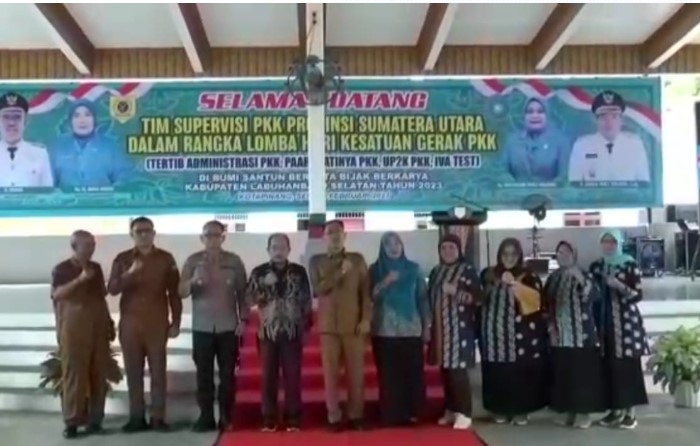 Tim Supervisi PKK Sumut Kunjungi Kabupaten Labusel