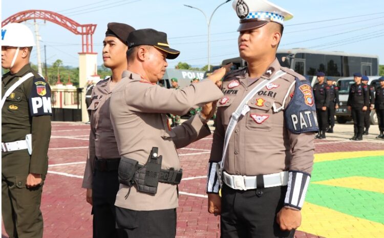 Polres Morowali Gelar Apel Pasukan Operasi Keselamatan Tinombala Tahun 2023