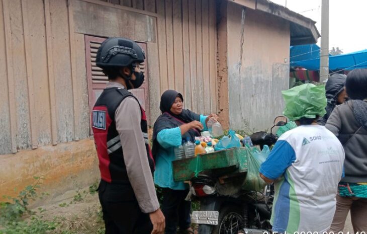 Dua Personil Sat Samapta Polres Batubara Monitoring Tempat Rawan Aksi Premanisme