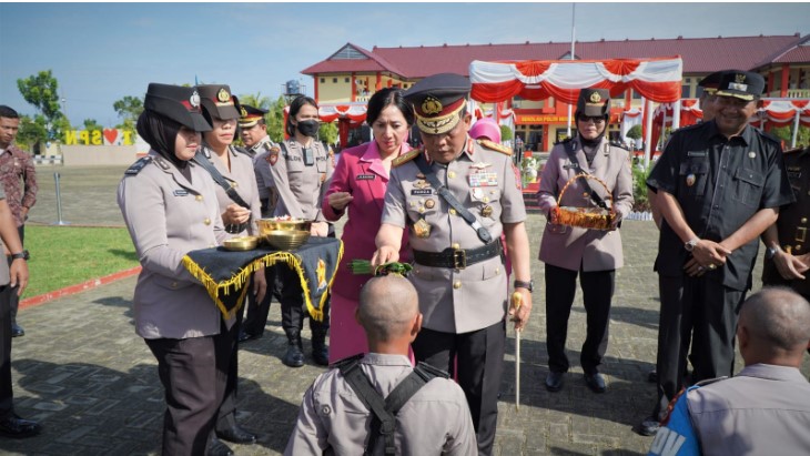 271 Calon Bintara Polri ikuti Diktuba SPN Hinai, Syah Afandin: Jadilah Polisi yang Humanis