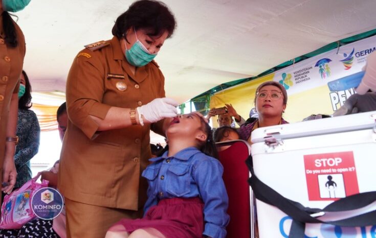  Bupati Hadiri Pencanangan SUB PIN Polio di Kabupaten Karo