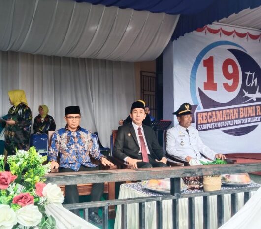  Hari Jadi Ke-19 Tahun Kecamatan Bumi Raya, Waket I DPRD Morowali: Bumi Raya Semakin Maju