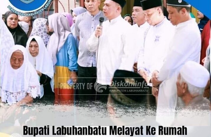  Bupati Labuhanbatu Melayat ke Rumah Duka Alm H Harmaini Hasibuan