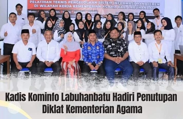  Plt Kadis Kominfo Labuhanbatu Hadiri Penutupan Diklat Kamenag