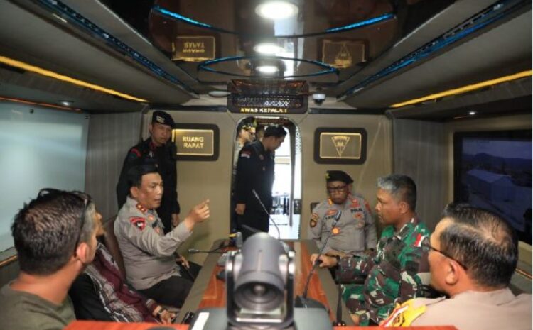  Mobile Command Center Korps Brimob Polri Dukung Pengamanan F1 Powerboat