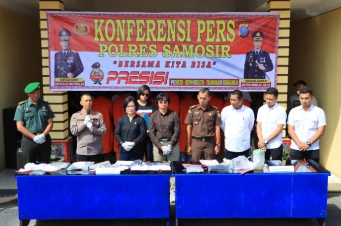  Polres Samosir Ungkap Kasus Narkotika dan Pencabulan Anak di Bawah Umur