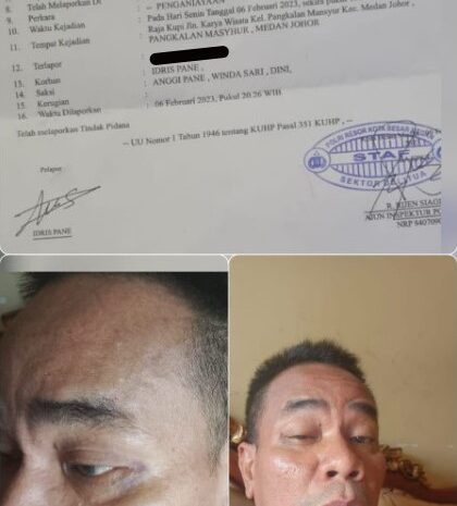  Pelaku UMKM di Medan Dianiaya Ketua OKP