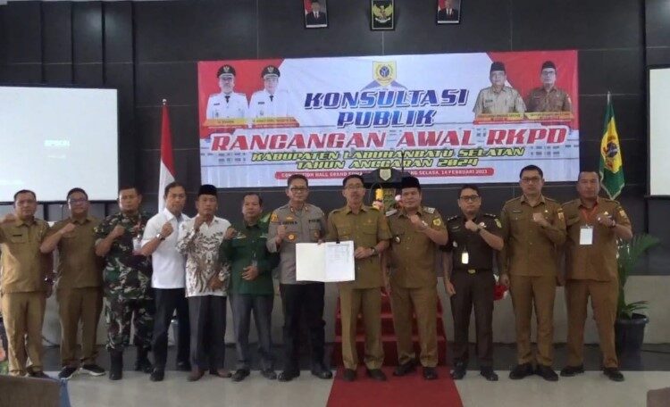  Pemkab Labusel Gelar Konsultasi Publik Rancangan Awal RKPD Tahun 2024 