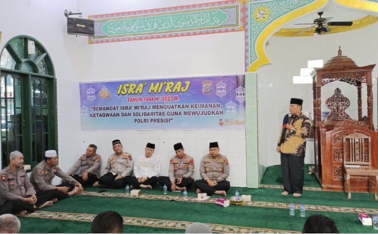  Polrestabes Medan Gelar Peringatan Isra Miraj, Momen Pembinaan Terpadu Mindset dan Culture