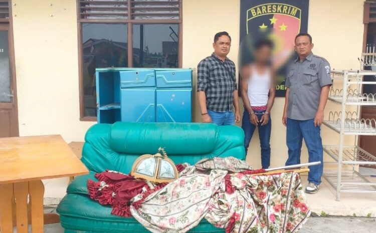  Polsek Medang Deras Ringkus Pencuri Perabotan Rumah Tangga