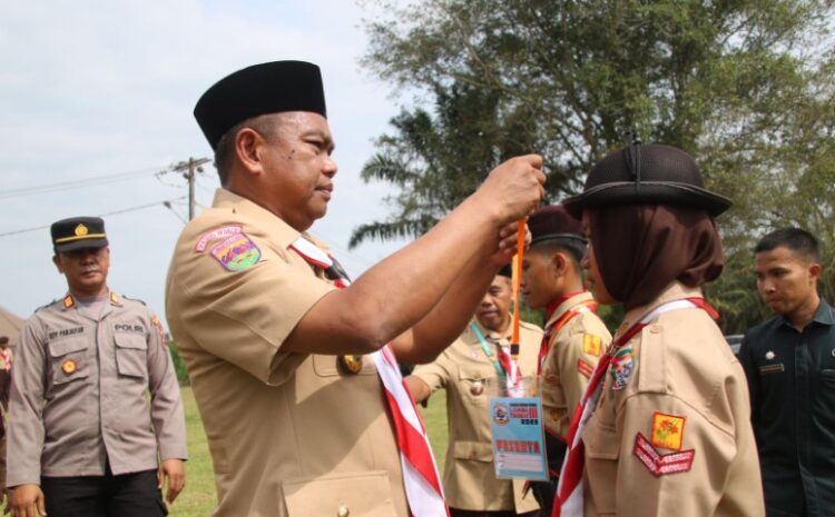 Resmi Buka LT-III Kwarcab Sergai, Bupati Ajak Seluruh Pihak Dukung Gerakan Pramuka