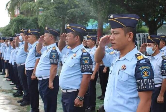  Tingkatkan Disiplin, Rutan Kelas 1 Tanjung Gusta Gelar Apel Pagi