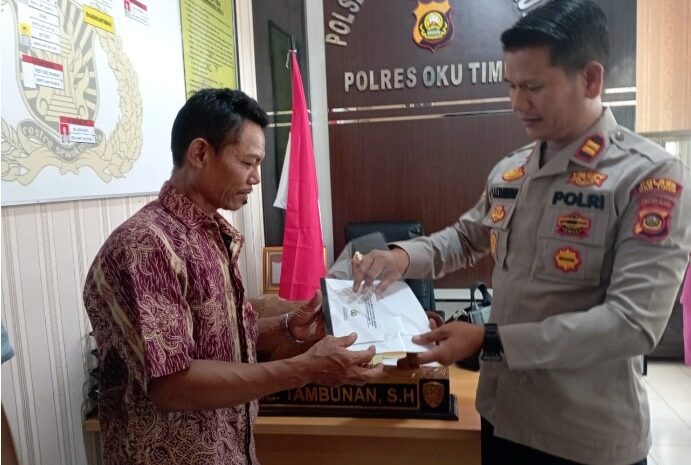  Respon Keluhan Masyarakat Trimoharjo, Kapolsek Semendawai Suku III Berikan Bantuan Untuk Pembangunan Mesjid di Dusun Langgen