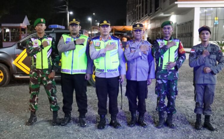  Jelang Bulan Suci Ramadhan, Kapolres Simalungun Gelar Patroli Skala Besar di Malam Hari