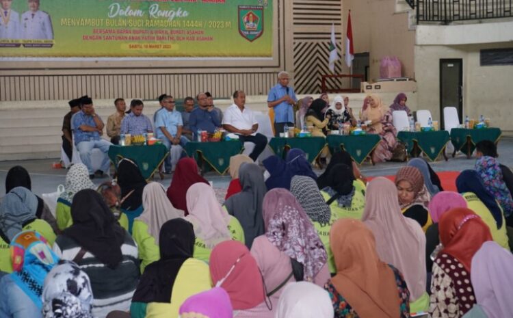  Hadiri Silaturahmi DLH, Bupati Asahan Serahkan Penghargaan dan Santuni Anak Yatim