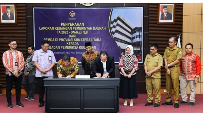  Pemkab Batubara Serahkan LKPD Unaudited TA. 2022 Tepat Waktu, BPK RI Perwakilan Sumut Berikan Apresiasi