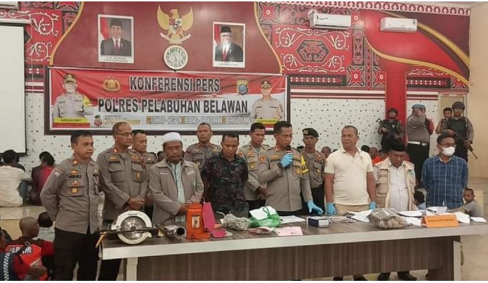 Dalam Sebulan Terakhir, Ini Tindak Kejahatan yang Berhasil Diungkap Polres Pelabuhan Belawan