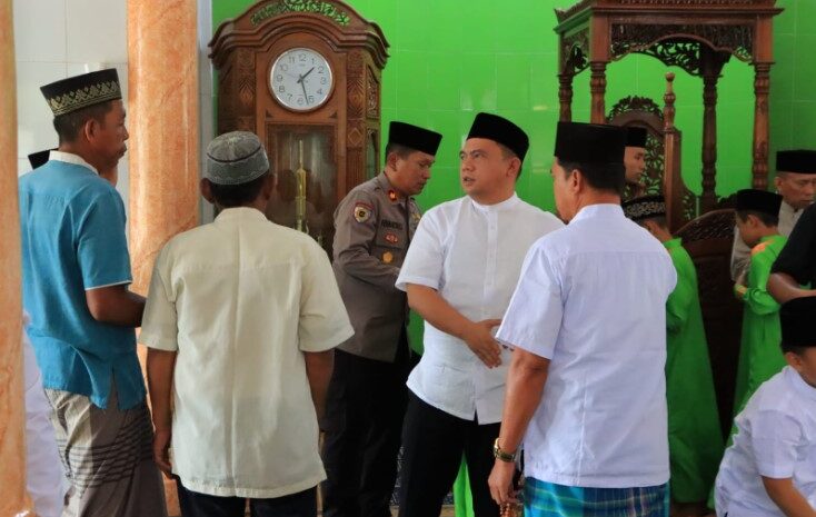  Polres Labuhanbatu Gelar Jumat Curhat di Mesjid Al-Aziz