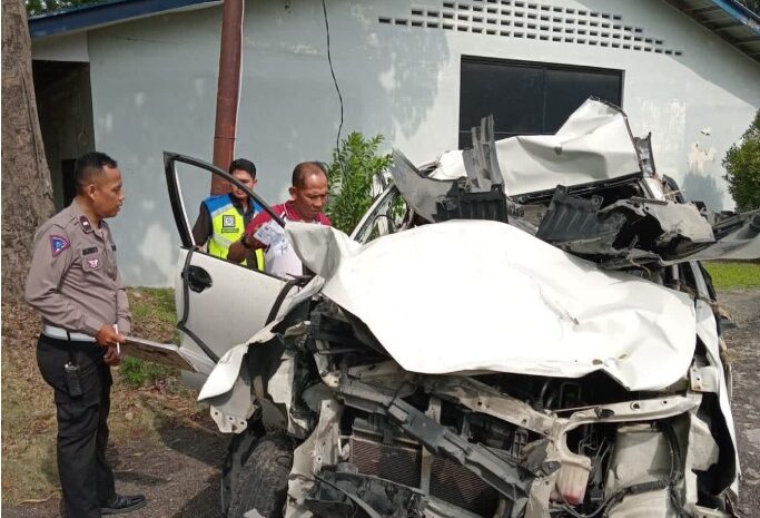  Lakalantas di KM 15 Tol Belmera, Camat Sunggal, Istri dan Staf Luka-luka