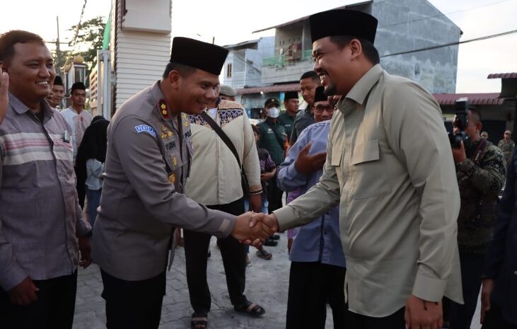 Polrestabes Medan Hadiri Kegiatan Safari Ramadhan di Mesjid Ar-Rahman Marelan