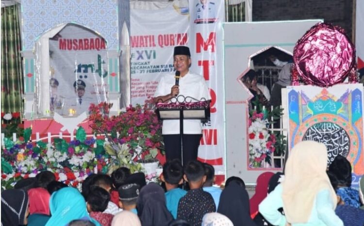 Bupati Batubara Tutup MTQ Tingkat Kecamatan Sei Balai