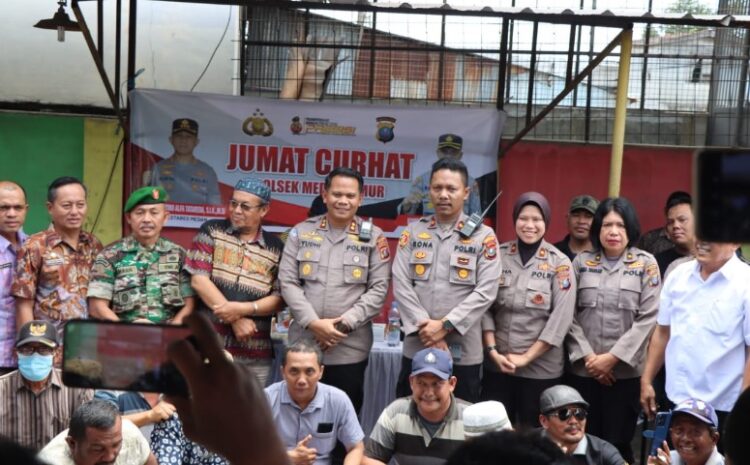 Polrestabes Medan Gelar Jumat Curhat dengan Warga Kelurahan Pulo Brayan Bengkel