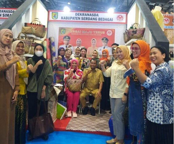 Usung Kerajinan Anyaman di Pameran Inacraft 2023, Bupati Sergai Harap Produk Unggulan Dongkrak Perekonomian