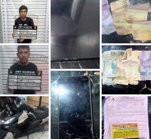 Unit Reskrim Polsek Delitua Ungkap Kasus Pencurian Bongkar Rumah