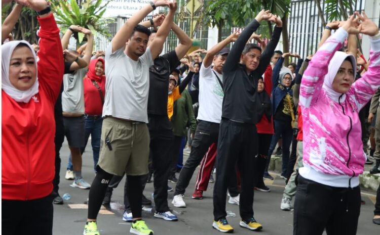 Kapolrestabes Medan Hadiri Giat Pemko Medan di Gedung Wali Kota